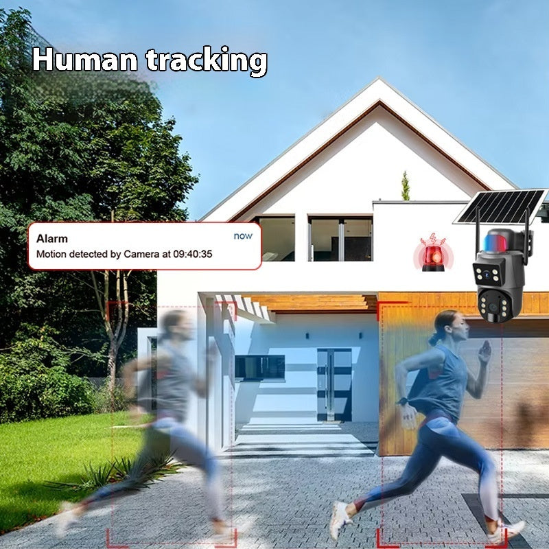 360 Night Vision 6 Million HD Night Vision Full Color Solar Camera